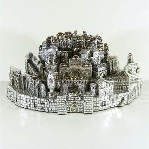 Amy Souvenirs LTD. Figure 3D Jerusalem in Silver and Gold Plated